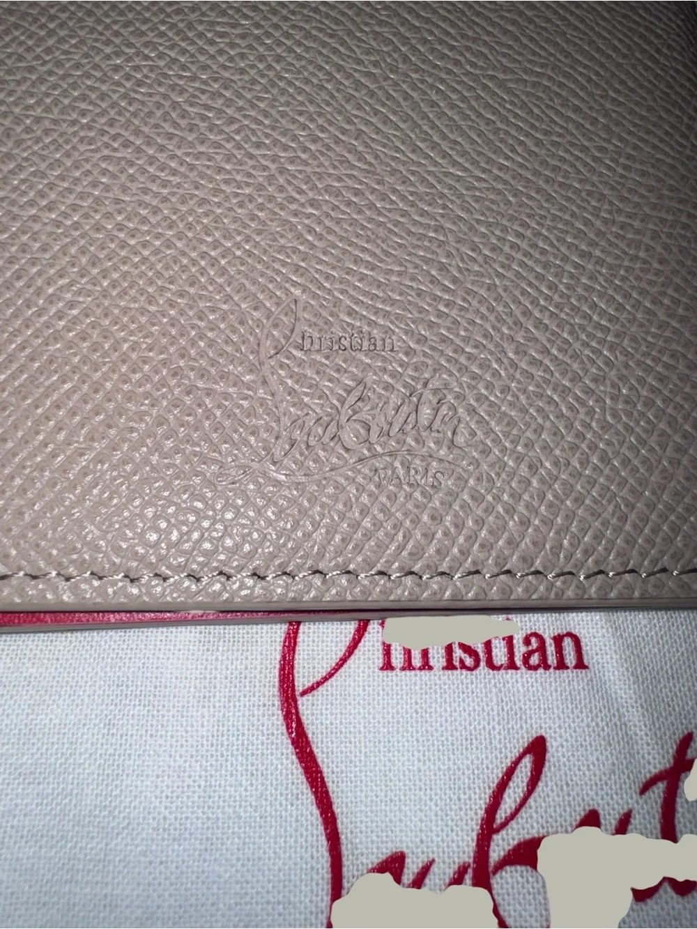 Christian Louboutin Groovy Money Clip Leather Wallet New